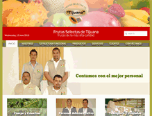 Tablet Screenshot of frutasselectastijuana.com